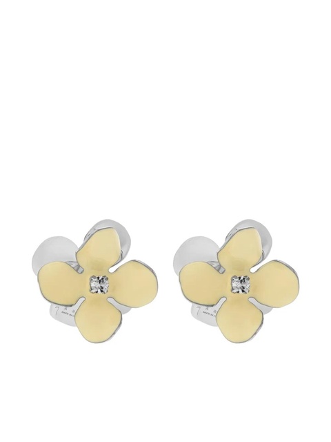 Marni floral-motif earrings - Silver - zdjęcie produktu nr 1