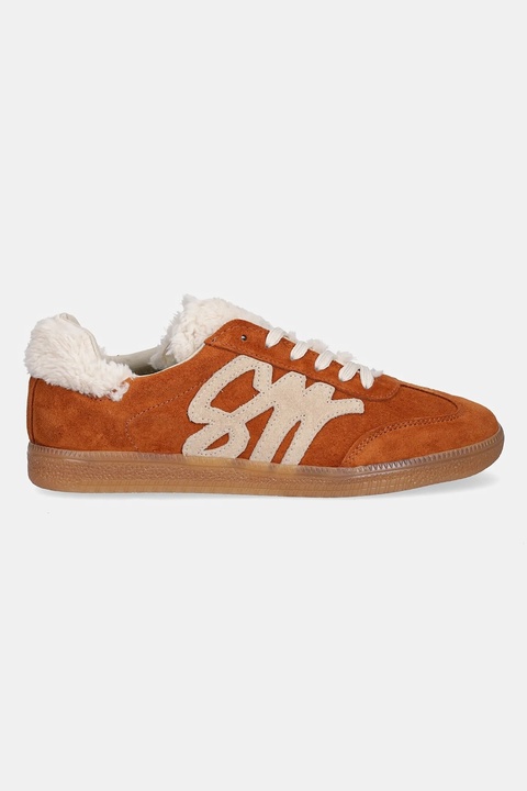 Steve Madden sneakersy zamszowe ELORA damskie kolor brązowy 11004884 - zdjęcie produktu nr 2