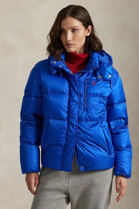 Polo Ralph Lauren kurtka puchowa damska kolor niebieski 211932183 - zdjęcie produktu nr 1