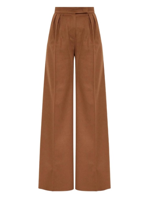 Max Mara pleated-front trousers - Brown - zdjęcie produktu nr 1