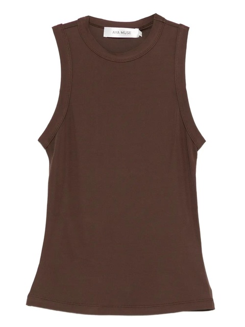Aya Muse sleeveless tank top - Brown - zdjęcie produktu nr 1