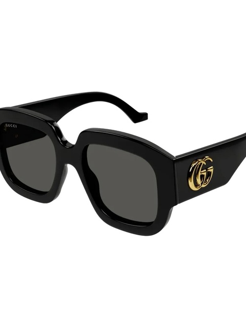 Gucci Eyewear square logo sunglasses - Black - zdjęcie produktu nr 2