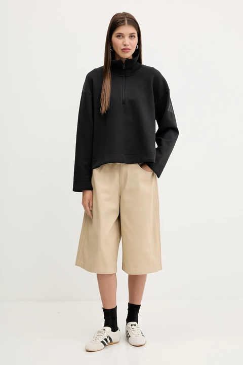 adidas bluza ALL SZN damska kolor czarny gładka JM1659 - zdjęcie produktu nr 2