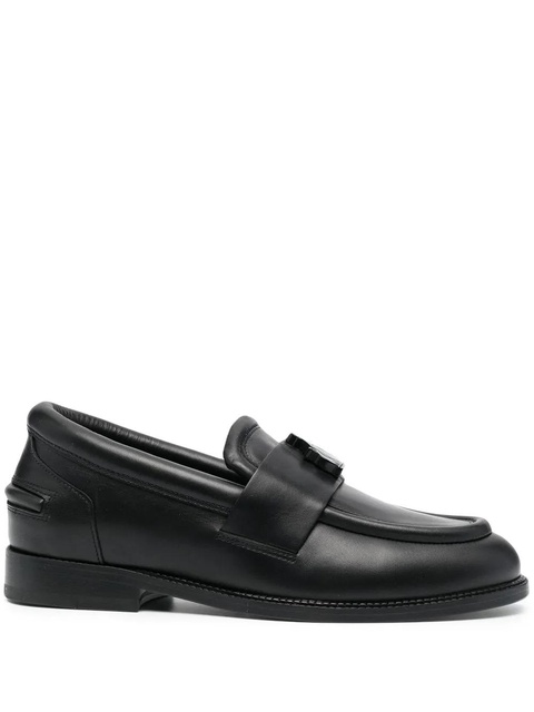 Lanvin logo slip-on loafers - Black - zdjęcie produktu nr 1
