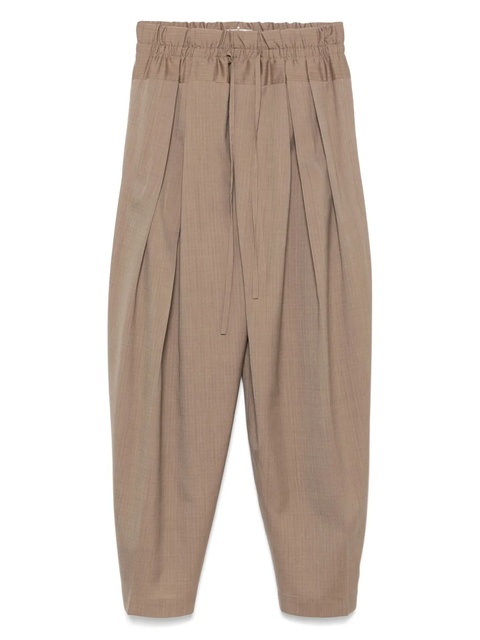 Jil Sander wool palazzo pants - Brown - zdjęcie produktu nr 1