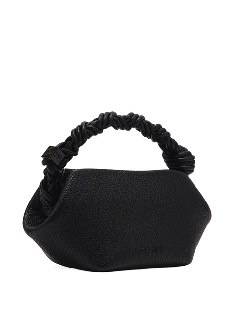 GANNI mini Bou twisted-handle tote bag - 099 BLACK - zdjęcie produktu nr 2
