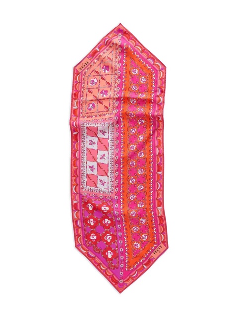 PUCCI pattern silk scarf - Pink - zdjęcie produktu nr 1