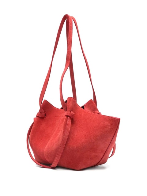 Yuzefi Mochi suede shoulder bag - Red - zdjęcie produktu nr 2