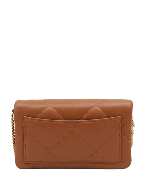 Tory Burch Kira diamond-quilt logo-plaque crossbody bag - Brown - zdjęcie produktu nr 1