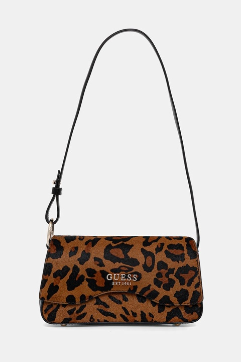 Guess torebka skórzana DOMITILLA kolor brązowy HWLO75 29780 - zdjęcie produktu nr 1