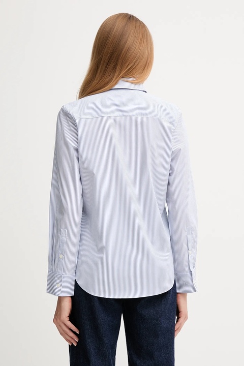 Tommy Hilfiger koszula damska kolor niebieski regular z kołnierzykiem klasycznym WW0WW47169 - zdjęcie produktu nr 1