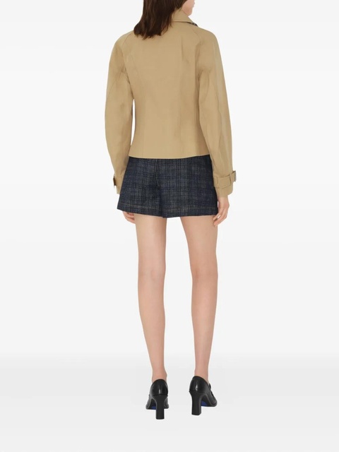 Burberry cropped cotton jacket - Brown - zdjęcie produktu nr 2