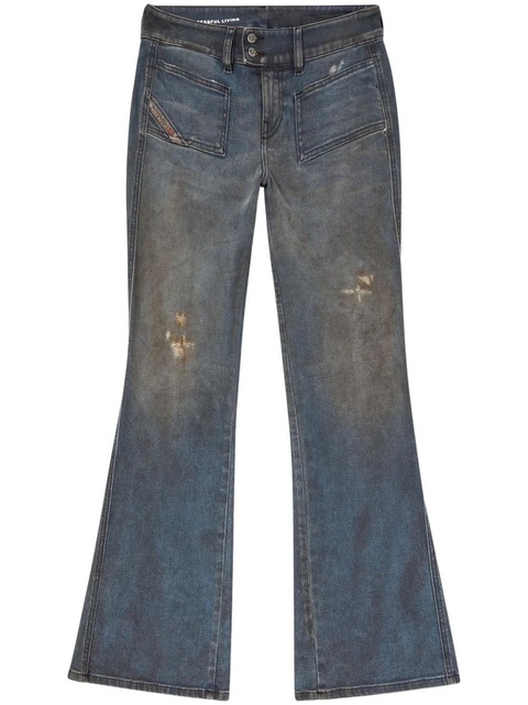 Diesel D-Hush 09L25 flared jeans - Blue - zdjęcie produktu nr 1