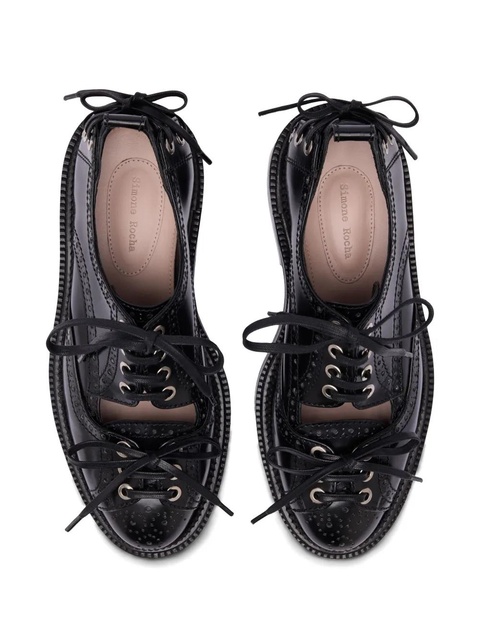 Simone Rocha cut-out brogues - Black - zdjęcie produktu nr 2