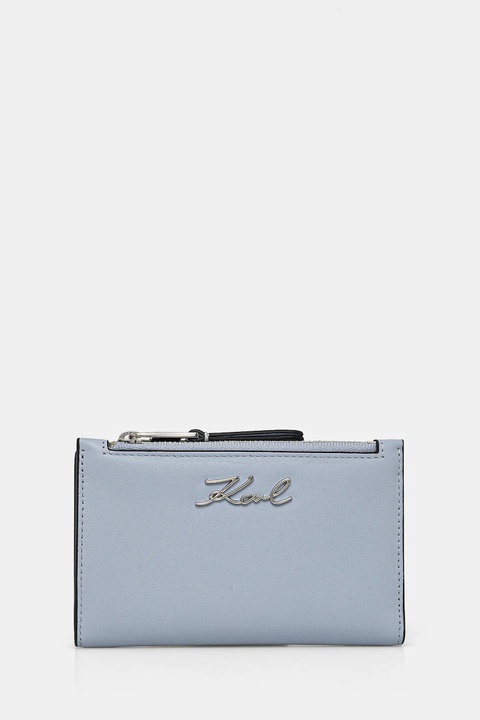 Karl Lagerfeld portfel damski kolor niebieski A1W32104 - zdjęcie produktu nr 1