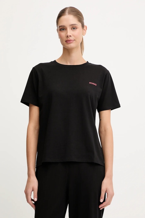 HUGO t-shirt lounge damski kolor czarny 50555634 - zdjęcie produktu nr 1