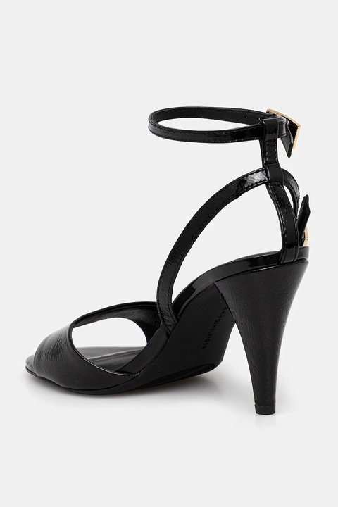 Tommy Hilfiger szpilki skórzane TH ELEGANT PATENT SANDAL kolor czarny FW0FW08961 - zdjęcie produktu nr 2