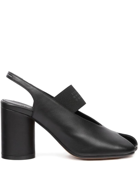 MM6 Maison Margiela open-toe slingback sandals - Black - zdjęcie produktu nr 2
