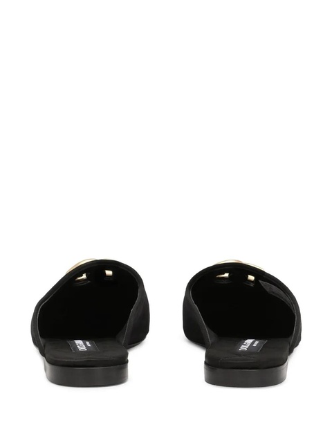 Dolce & Gabbana DNA logo plaque slippers - Black - zdjęcie produktu nr 2