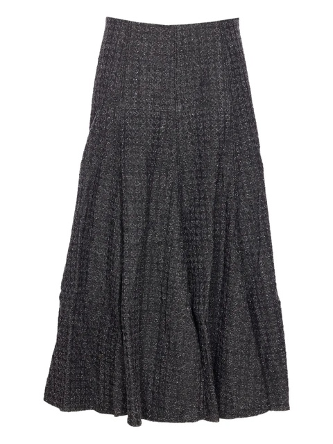 Essentiel Antwerp tiered sparkle skirt - Grey - zdjęcie produktu nr 1