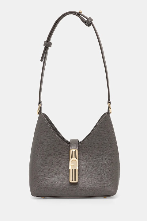 Furla torebka skórzana kolor szary WE00820.ARE000.4283S - zdjęcie produktu nr 1
