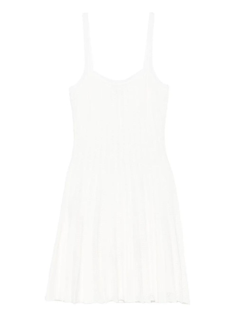STAUD pleated sleeveless dress - White - zdjęcie produktu nr 1