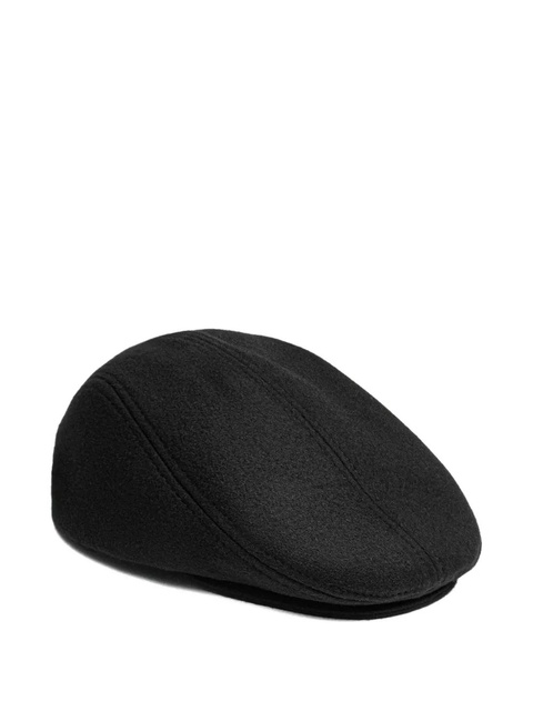 Ruslan Baginskiy Ivy monogram-embellished beret - Black - zdjęcie produktu nr 2