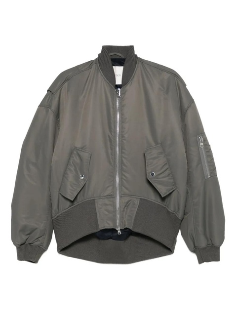 JW Anderson zip-front pocket bomber jacket - Grey - zdjęcie produktu nr 1
