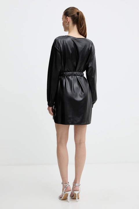 Pinko sukienka kolor czarny mini oversize 105587 A2P4 - zdjęcie produktu nr 2