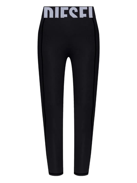 Diesel Adeline logo-waistband leggings - Black - zdjęcie produktu nr 1