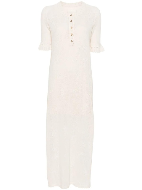 Zadig&Voltaire Salmy Wings pointelle-knit dress - Neutrals - zdjęcie produktu nr 1
