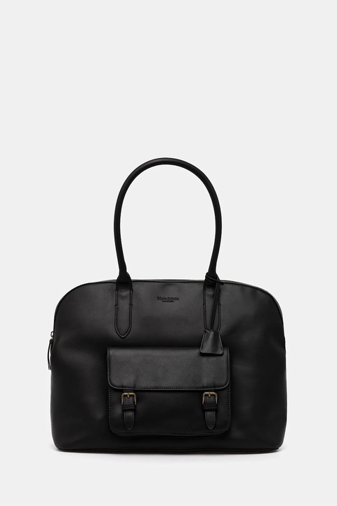 Marc O'Polo torebka skórzana kolor czarny 5000009165 - zdjęcie produktu nr 1