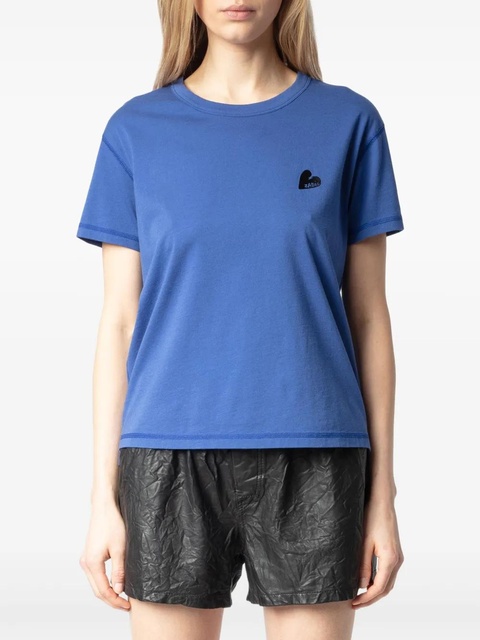 Zadig&Voltaire logo print t-shirt - Blue - zdjęcie produktu nr 2