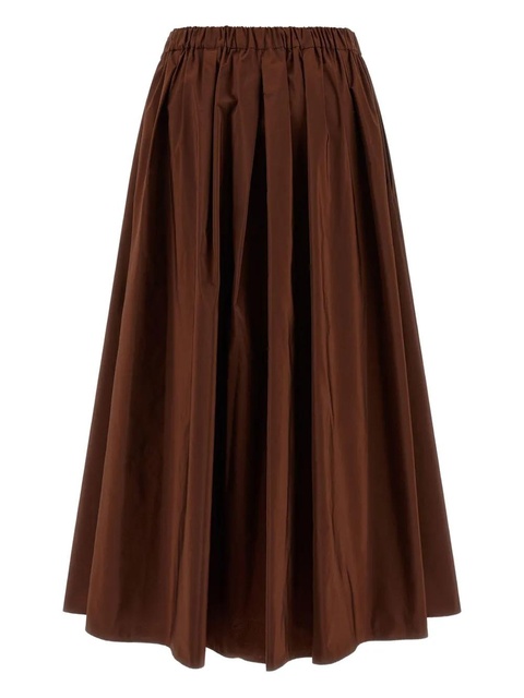 Weekend Max Mara Bruno elasticated flared skirt - Brown - zdjęcie produktu nr 1