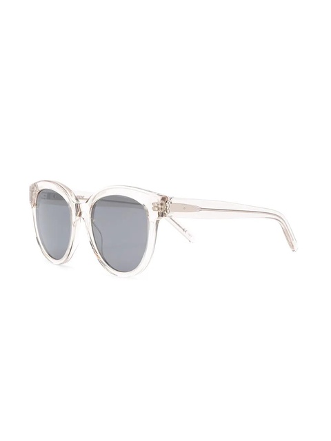 Saint Laurent Eyewear round frame sunglasses - Neutrals - zdjęcie produktu nr 2