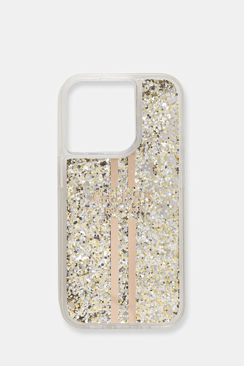 Guess etui na telefon iPhone 15 Pro 6.1" kolor transparentny GUHCP15LLFCSEGT - zdjęcie produktu nr 1