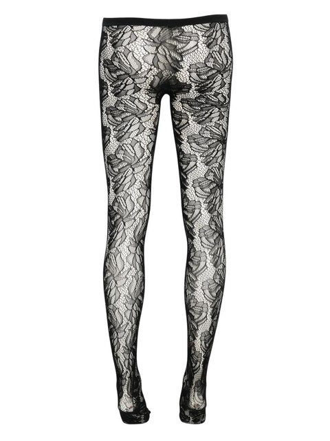 ISABEL MARANT floral lace tights - Black - zdjęcie produktu nr 2