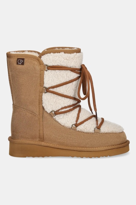 Answear.LAB śniegowce zamszowe kolor brązowy - zdjęcie produktu nr 2