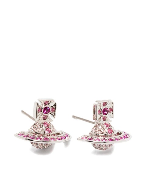 Vivienne Westwood orb crystal-embellished earrings - Silver - zdjęcie produktu nr 2