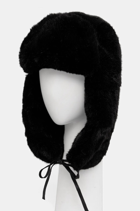 Kangol czapka FAUX FUR TRAPPER kolor czarny K4301ST.BK001 - zdjęcie produktu nr 1