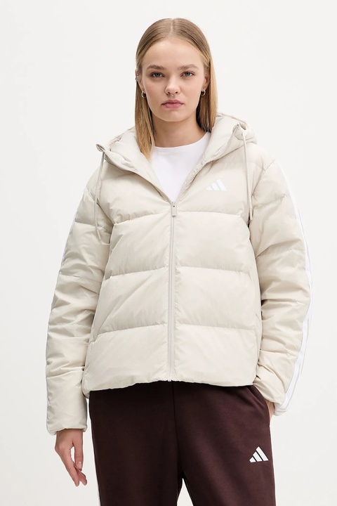 adidas kurtka puchowa Essentials Climawarm kolor beżowy zimowa JM4107 - zdjęcie produktu nr 1