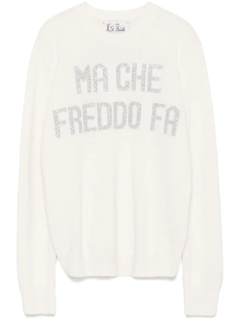 MC2 Saint Barth New Queen sweater - White - zdjęcie produktu nr 1