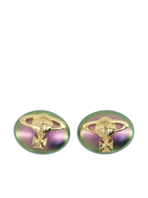 Vivienne Westwood Lavinia orb-embellished oval earrings - Gold - zdjęcie produktu nr 1