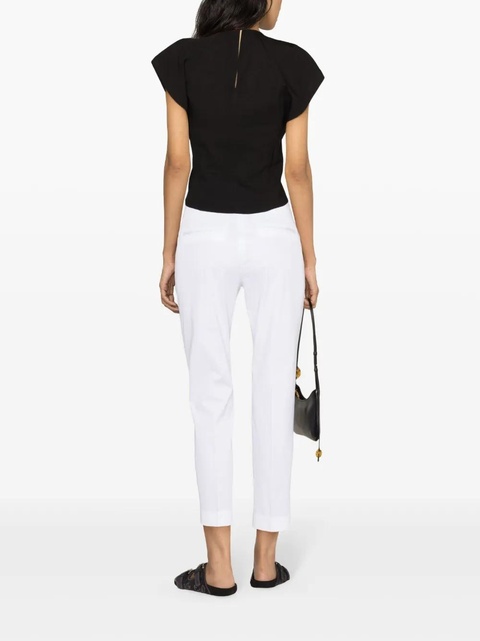 ETRO stretch-cotton cropped trousers - White - zdjęcie produktu nr 2