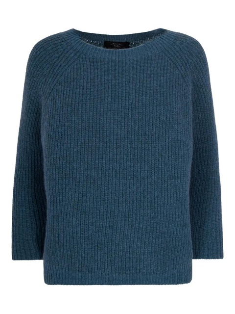 Weekend Max Mara round-neck sweater - Blue - zdjęcie produktu nr 2