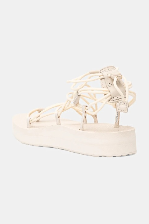Teva sandały Midform Infinity damskie kolor beżowy na platformie 1127890 - zdjęcie produktu nr 2