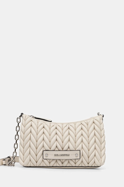 Karl Lagerfeld torebka K/WEAVE kolor beżowy B1W30082 - zdjęcie produktu nr 1