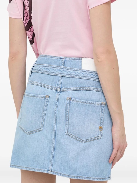 PINKO belted mini skirt - Blue - zdjęcie produktu nr 1
