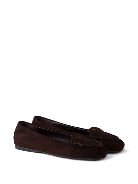 Prada suede loafers - Brown - zdjęcie produktu nr 1