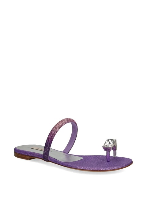 Casadei ring-detail slides - Purple - zdjęcie produktu nr 2